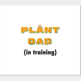 Funny Plant Dad Design - "in training" Posters and Art